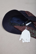 Load image into Gallery viewer, SCARF DROOPY BUCKET HAT_NAV_03