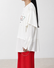 画像をギャラリービューアに読み込む, Fake layered T-shirt / WHITE_B