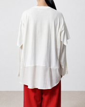 画像をギャラリービューアに読み込む, Fake layered T-shirt / WHITE_B