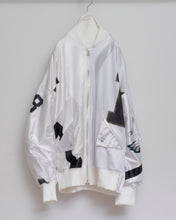 画像をギャラリービューアに読み込む, CUT UP MA-1 / FOOTBALL T / WHT / 02 size