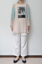 Load image into Gallery viewer, VOILLE FRINGE L/S T_BEG_01