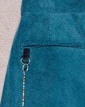 Load image into Gallery viewer, Deep tuck wide pants / corduroy / Deep green