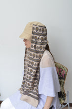 Load image into Gallery viewer, SCARF DROOPY BUCKET HAT_BEG_03