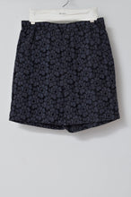 Load image into Gallery viewer, FLOWER LACE EASY SHORTS/BLK_01size