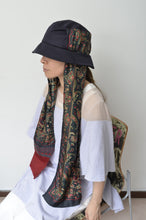 Load image into Gallery viewer, SCARF DROOPY BUCKET HAT_NAV_05
