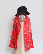 画像をギャラリービューアに読み込む, DROOPY SCARF BUCKET HAT / BLACK