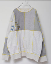 Load image into Gallery viewer, Panel sweat pullover contrast stitch / 02size_C