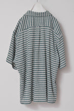 画像をギャラリービューアに読み込む, CHECK OPEN COLLAR S/S SH_GREEN CHECK/01 size