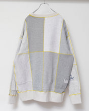 Load image into Gallery viewer, Panel sweat pullover contrast stitch / 02size_C
