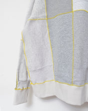 Load image into Gallery viewer, Panel sweat pullover contrast stitch / 02size_C