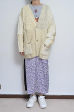 Load image into Gallery viewer, SWITCHING KNIT C/D(FISHERMAN'S SWEATER)_YELLOW_01size
