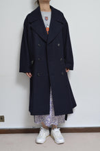 Load image into Gallery viewer, MELTON P-COAT_NAV/YELLOW_02size