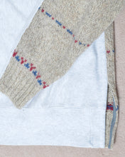 Load image into Gallery viewer, Sweat × knit switch pullover_F