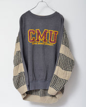 Load image into Gallery viewer, Sweat × knit switch pullover_G