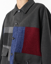 Load image into Gallery viewer, Muffler short blouson / Charcoal_B