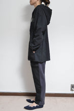 Load image into Gallery viewer, TABLE CLOTH ZIP-UP HOODIE/BLK/02 size