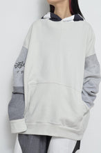 Load image into Gallery viewer, QUILT HOODIE/L GRY_02_B