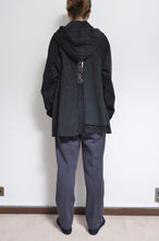 Load image into Gallery viewer, TABLE CLOTH ZIP-UP HOODIE/BLK/02 size