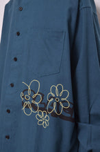 Load image into Gallery viewer, WOOL VIYELLA △ SH/BLU GRN/SLACK_02