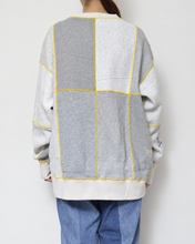Load image into Gallery viewer, Panel sweat pullover contrast stitch / 02size_C