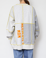 Load image into Gallery viewer, Panel sweat pullover contrast stitch / 02size_D
