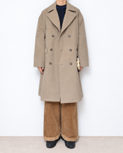 Load image into Gallery viewer, Flower charm pea coat / peach skin