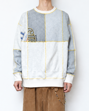 Load image into Gallery viewer, Panel sweat pullover contrast stitch / 02size_C