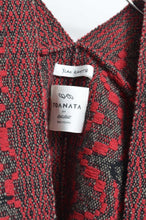 Load image into Gallery viewer, tsutae SHAWL BORELO_SHUMAG / RED×BLK
