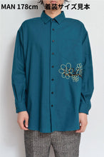 Load image into Gallery viewer, WOOL VIYELLA △ SH/BLU GRN/SLACK_02