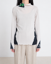 Load image into Gallery viewer, RIB Hi-NECK T/BEIGE_02