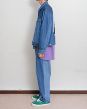 画像をギャラリービューアに読み込む, PANEL DENIM SLACKS / 02 size B