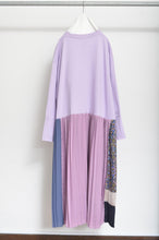 Load image into Gallery viewer, PLEATED TEE OP(PRINT)_PUR/X_A