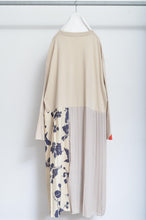 Load image into Gallery viewer, PLEATED TEE OP(PRINT)_BEG/X_A