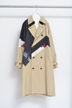 Load image into Gallery viewer, REMIX TRENCH COAT/BEG/01