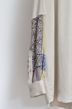 Load image into Gallery viewer, SILKY TWILL SHIRTS(PRINT) BEG/02