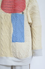 画像をギャラリービューアに読み込む, SWITCHING KNIT P/O(PRINT) 01/OFF WHITE_Mi