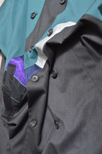 Load image into Gallery viewer, REMIX TRENCH COAT/NAV/01