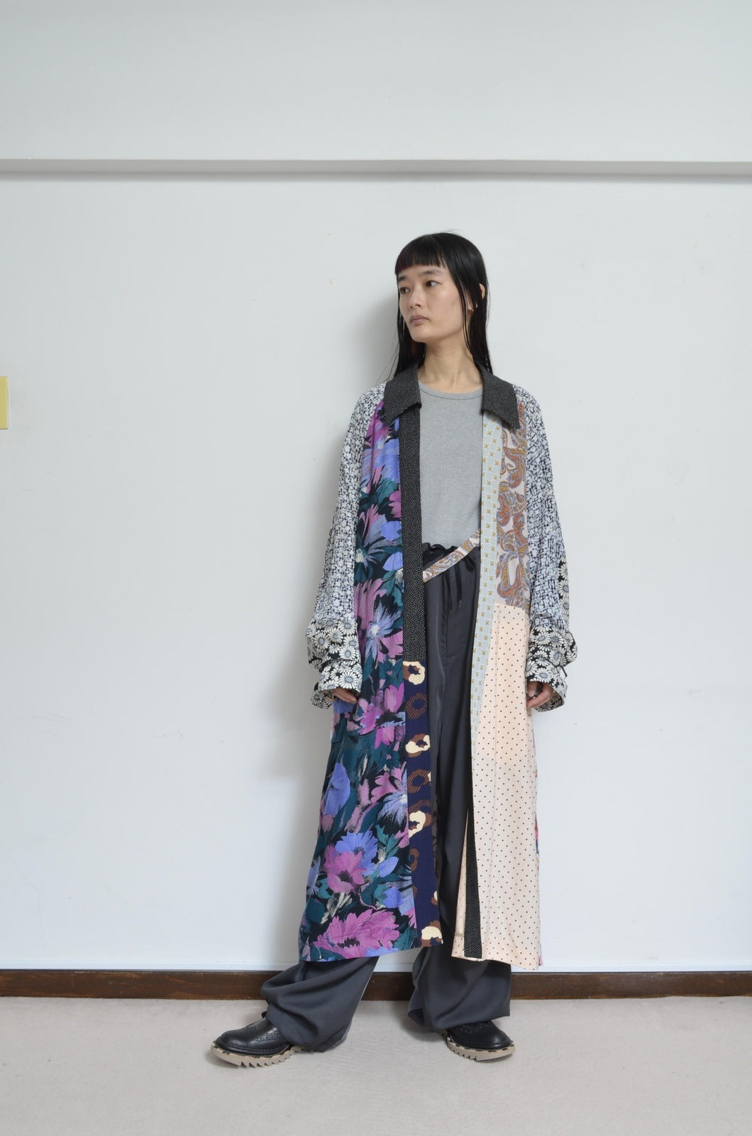 ROBE TRENCH COAT_FLORAL (02/here別注)_B – here/YEAH RIGHT!!