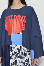 Load image into Gallery viewer, PLEATED TEE OP(PRINT)_Mi*01