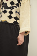 画像をギャラリービューアに読み込む, nyoroli KNIT*SATIN OP / BLK_00