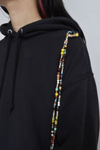 Load image into Gallery viewer, CHIFFON HOODIE (ACCESSORIES) / BLK