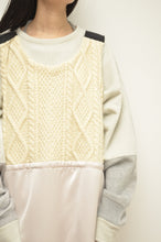 Load image into Gallery viewer, KNIT TANK OP / WHT_00