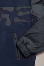 Load image into Gallery viewer, REMIX MELTON LAYER STADIUM JACKET/NAV/01