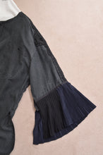 画像をギャラリービューアに読み込む, PLEATS SLEEVE SHIRT / BLK