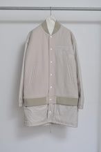 Load image into Gallery viewer, REMIX MELTON LAYER STADIUM JACKET(PRINT)/BEG/Mi/02