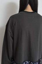 Load image into Gallery viewer, TIERED L/ST OP 00 / CHARCOAL