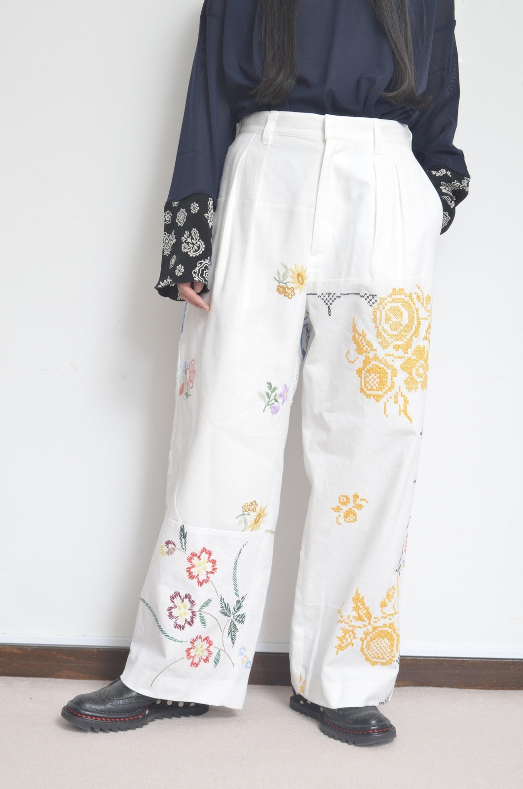 yeah righth リメイクパンツ1点もの YEAH RIGHTの通販と買取。古着屋