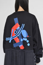 Load image into Gallery viewer, ZIP UP SWEAT OP BLK / 01