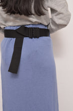 Load image into Gallery viewer, MUFFLER WRAP SKIRT/SAX BLUE
