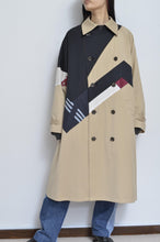 Load image into Gallery viewer, REMIX TRENCH COAT/BEG/01